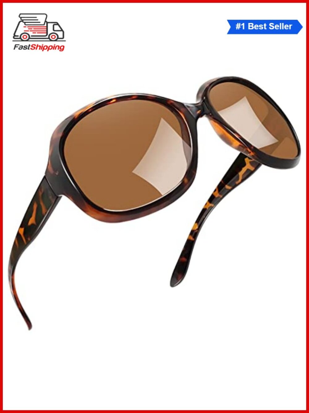 ✨ Oversized Polarized Butterfly Sunglasses Full-Frame UV400 Ladies Big Sunnies